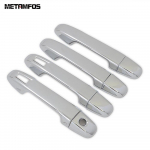 Subaru XV Crosstrek linnamaasturile 2018-2022 2023 kroomitud k&uuml;ljeukse k&auml;epideme kaussi kaane trimmi kleebis kaitsme tarvikud auto stiil Door Handle Cap A