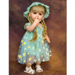 Elutruu Princess Reborn Girl Baby Dolls 55cm Full Silikoon Vin&uuml;&uuml;l Mood Kuld Lokid Juuksed Bebe Reborn KEIUMI Nukum&auml;nguasjad 22 inch about 55 cm