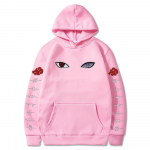 Naruto Cosplay Hoodie Harajuku dressipluusid, meeste puuvillased pusad L Heleroosa
