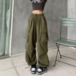 Y2K Naiste T&auml;navar&otilde;ivad Cargo Korea Harajuku Baggy Langevarjup&uuml;ksid Meestele Dressip&uuml;ksid Laia s&auml;&auml;rega Joggers P&uuml;ksid Riided M