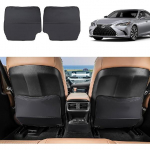 Suitable for Lexus 2018-2024 ES250 ES300h ES350 Rear seat Cover Protective Cover, Waterproof Foot pad, Durable car seat backrest Anti Kick pad, 2022-2024 Lexus ES Black-