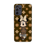 Maniacase &uuml;mbris Samsung Galaxy A52s 5g minnie Disney Lv pruun must