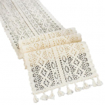P&otilde;hjamaade stiilis Bohemian Table Runner puuvillane elegantne pulmapeo lauapesu 24*140cm