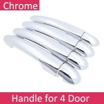 for Renault Megane II MK2 2002 2003 2004 2005 2006 2007 2008 Luxuriou Chrome Door Handle Cover Trim Set Car Styling Accessories Renault Megane II