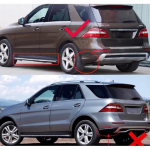 FOR Benz M class ML W166 ML300 ML350 ML320 ML400 Mud flaps Mudguard splash Guard Fender MudFlap Fenders car accessories auto 2012-17With a pedal