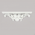 Dekoratiivsed ujuvad riiulid seinakinnitus Creative Resin &otilde;&otilde;nes hoiustamisriiul, kronstein elutuba valge