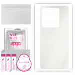 apgo MATTE Protective Skin Sticker for the back compatible with Vivo IQOO Neo7 SE, Wrap Film, Hydrogel Film, Flexible, Soft TPU with positioning layer