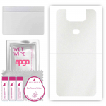 apgo Protective Skin Sticker for the back compatible with Asus Zenfone 6 ZS630KL 6Z, Wrap Film, Foil, Vinyl - Pattern Matte Transparent