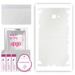 apgo Protective Skin Sticker for the back+sides compatible with Samsung Galaxy J5 Prime, Full Wrap Film, Foil, Vinyl - Pattern Matte Transparent