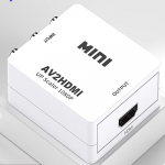 AV-HDMI-videomuundur 1080p, RCA-seirem&auml;ngu digiboks teleriga valge