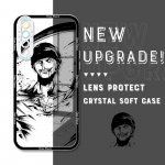 P&otilde;rutuskindel Cartoon Astronaut Crystal Case T&auml;iskaanega kaamerakaitse L&auml;bipaistev pehme telefoni korpus Huawei Honor iPhone Infinix Tecno jaoks Honor 20