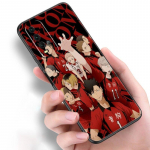 Kozume Kenma Haikyuu Anime silikoonist telefoni&uuml;mbris Xiaomi Redmi Note 11 10 9 8 Pro 11T 10T 10S 9S 8T 9 9A 9C 9T must pehme kate jaoks Redmi 8