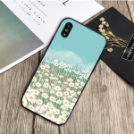 Daisy must silikoonist telefoni&uuml;mbris iPhone 12 XR XS Max 5 5S SE 2020 6 6S 7 8 PLUS X 11Pro Max11 kaanega iPhone 5 5S SE