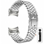 Kiiresti paigaldatav roostevabast terasest ilma vahedeta rihm Samsung Galaxy Watch 6 Classic 47mm 43mm 4 42 46mm 5 Pro 45mm 40mm 44mm Correa jaoks Watch 6 5 4 40mm h&otilde;be