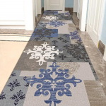 Luksuslikud koridori pikad vaibad jooksjale Esik Sinine kuldne žakaarmatt elutuba hotelli trepimatt libisemiskindel koduk&ouml;&ouml;gi vaip 60x300cm 23.6x118in