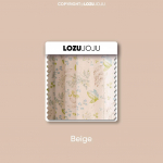 1 TK LOZUJOJU puuvillast ja linasest tr&uuml;kitud beežist tutist poolpimendavad kardinad v&auml;ikeste akende r&otilde;dude kodukaunistamiseks W150cm x L60cm beež