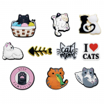 10 tk Super Cute Cat seeria PVC kingav&otilde;lusid kingade kaunistamiseks