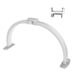 Half Moon Nail Lamp Ripsmetikandid Ilulamp Reguleeritav 10 heleduse ja 3 tasemega EU Plug & Small