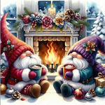 DIY teemantmaaling J&otilde;uluvana ristpistes komplekt Mosaiikkunst Teemantmaal T&auml;isringi teemantidega kodukaunistus Round 20x20cm