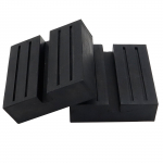 2 tk autot&otilde;stuki tungraud kummist padjad, ruudukujulised piludega raamiga siinid p&otilde;randa tungraua kaitse adapteri padi universaalne tungpadja autoparanduskomplekt must