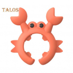 1/2 tk. Krabikujuline silikoonist spaatlihoidja P&otilde;letusvastane lusikahoidja klamber keedupoti perforeerimata kahvliga k&ouml;&ouml;giriistade aluse jaoks punane