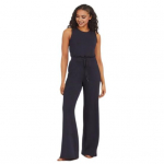 Naiste suvine kombinesoon &uuml;mmarguse kaelusega varrukateta pingutuspael, k&otilde;rge elastne v&ouml;&ouml;koht, &uuml;hev&auml;rviline lai jalg Pehme hingav spordikombe igap&auml;evaseks t&ouml;&ouml;lk&auml;imiseks 2XL helesinine v&auml;rv