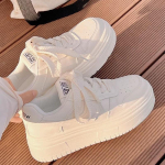 Uus platvorm, valged kingad, naiste s&uuml;gispiim, mitmek&uuml;lgsed ni&scaron;ikingad Ins trendikad vabaaja ja mugavad lauajalatsid 35 valge