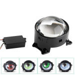 Auto d&uuml;naamiline Devil Eye suure valgusega LED-objektiivi modifikatsioon Eagle Eye Light 3-tolline 12 V auto esitulede komplekt, modifitseeritud Eagle Eye 1 piece