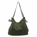 Naiste kott Kerge Velvetist &Otilde;lakott Suure Mahutavusega Kandekott &Otilde;pilase Klassi Ristkott roheline