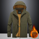 S&uuml;gise ja talve meeste fliisjakk Meeste laadimine V&auml;lisspordi ja vaba aja suur suurus Trenchcoat Kapuutsiga jakk 5XL gray