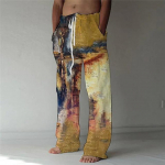 Uued meeste vabaaja p&uuml;ksid Saja meeste pealuu mustriga 3D digitaaltr&uuml;kiga laia s&auml;&auml;rega p&uuml;ksid XL