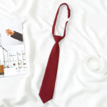 Must lips Naistele Retro siidine kitsa kaelusega lips Jaapani stiilis koolivormi &otilde;pilastele kikilips punane