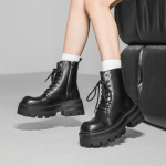 Martini saapad Meeste Platvormi K&otilde;rgendusega Derby Nahkkingad Suure Nelinurgaga Meeste Keskmise K&otilde;rgusega L&uuml;hikesed Saapad 7368-W 38