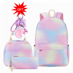 Uued koolikotid t&uuml;drukutele veekindel raamatukott 3 tk laste seljakoti komplektid Starry Sky Prints kooli seljakott t&uuml;drukutele