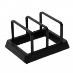 Aluse hoidik potid panni kaaned korrastaja k&ouml;&ouml;k lauan&otilde;ud kuivatus hoiustamisaluse hoidik l&otilde;ikelaua riiul L&otilde;ikelaua korraldaja must