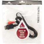 Cable Vid&eacute;o AV FREAKS AND GEEKS pour SNES/GC/N64