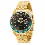 Invicta Pro Diver Kuldse Tooni Roostevabast Terasest Musta sihverplaadiga Kvarts Sukeldujakell 36043 200M Meeste kell must