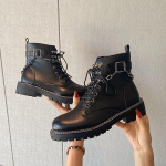 New Rock Kingad Naiste Saapad Keskmise S&auml;&auml;rega Saapakesed Naiste Luksuslikud Disainer Saapad-naiste Madala Kontsaga Saapakesed &Uuml;mara Ninaga L&uuml;hikesed Keskmise S&auml;&auml;rega Saapad 35 must