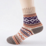 Talvised termilised ka&scaron;miirsokid Naiste soojad j&auml;nesevillased sokid paksendavad pehmed sokid