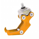 Vastupidav 6 mm kruviga alumiiniumist mootorrattakiiver, kinnas roller, pagasihoidja kotka k&uuml;&uuml;nis riidepuu mootorratta kiivri konks kollane