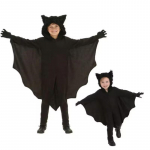 Uus Euroopa ja Ameerika Halloweeni mantl lastele - nahkhiire-, n&otilde;ia- ja skeletikost&uuml;&uuml;mid lavaesinemisteks Siamese Bat; XL must