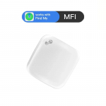 GPS Smart Air Tag Mini Smart Tracker Bluetooth Smart Silt Lapseleidja Lemmikloomaauto kadunud j&auml;lgija Apple IOS s&uuml;steemi jaoks Leia minu rakendus valge