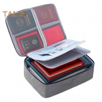 Dokumendikorraldaja Folio hoiukott k&auml;epidemega t&otilde;mblukuga, suure mahutavusega veekindel &uuml;mbriku failihoidja hall