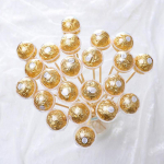 10 tk &scaron;okolaadi tr&uuml;hvli lainer &Scaron;okolaadipaberid kommipakendi hoidja