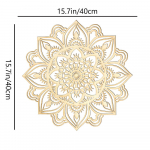 1 tk metallist seinakaunistus, Maroko kaunistus, Maroko seinakunst, elutoa seinakunst, India kaunistus, mandala kaunistus