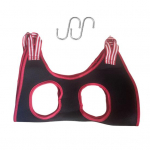 1 komplekt Lemmikloomade ilu trimmimine rippuv v&otilde;rkkiik Kriimustusvastane hooldus k&uuml;&uuml;nte konks Kassi l&otilde;ikamine fikseeritud kott Lemmikloomatarbed punane