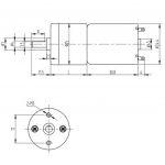 H&otilde;bedane JGA25-370 miniatuurne alalisvoolu k&auml;igukastiga reduktoriga elektrimootor 6V 280 RPM CHINA