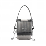 Loomingulised crossbody kotid elegantsetele naistele Luksuslik disainerk&auml;ekott Laser TPU kuubikuga &Otilde;htukott Kett Mini m&uuml;ndikott Kosmeetikakott 10x11x11cm lilla