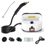 Survepaagita aurupuhasti 1500 W 100 celsiuse k&otilde;rge temperatuuriga aur 15 sekundiga, 6 reguleeritav k&auml;iku EU Plug