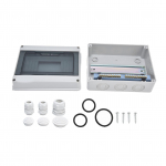 IP65 Veekindel Jaotuskarbik 8-kohaline V&auml;listingimustes Elektri&uuml;henduskarp Kaitsel&uuml;liti jaoks